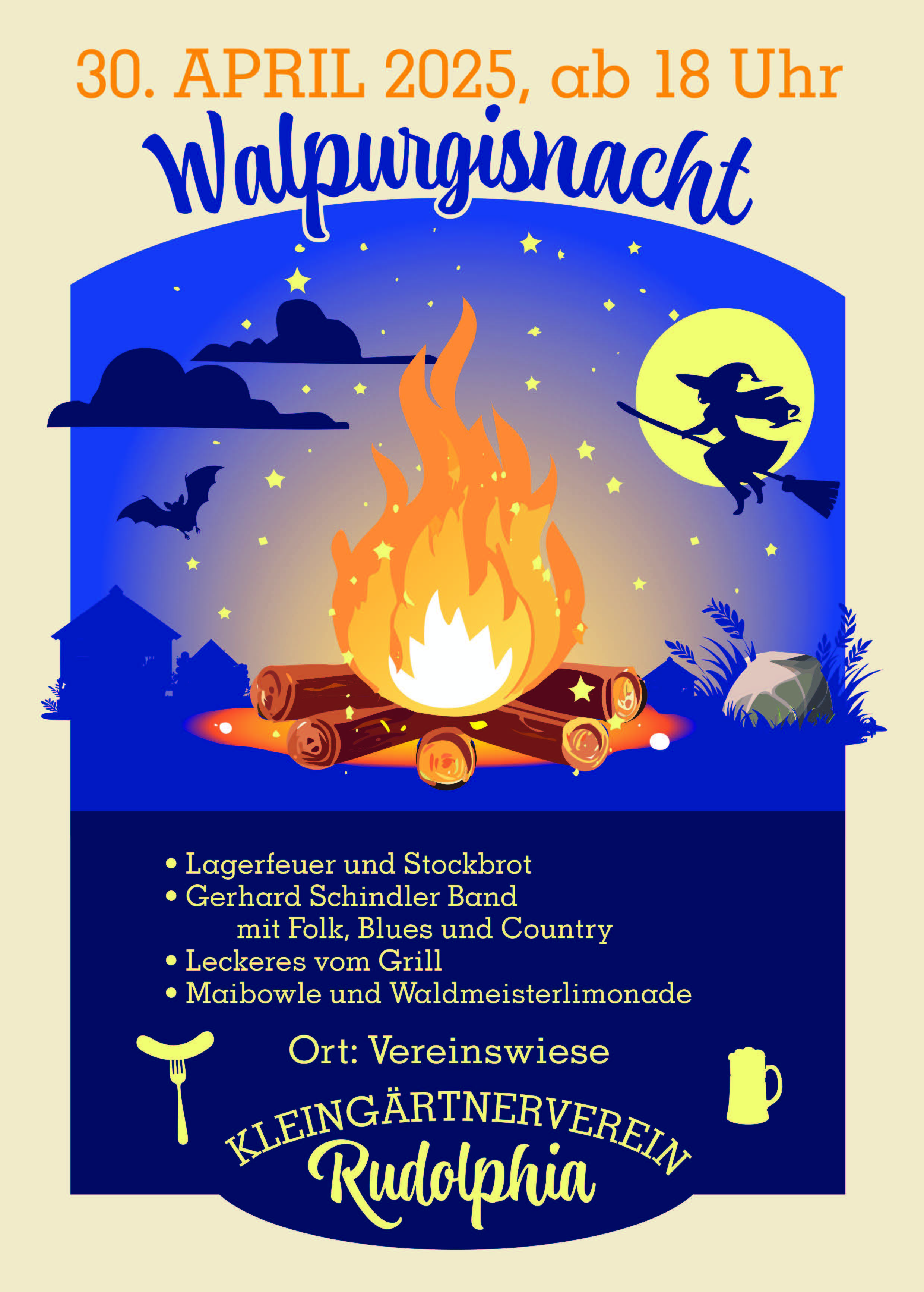 Walpurgisnacht im KGV Rudolphia