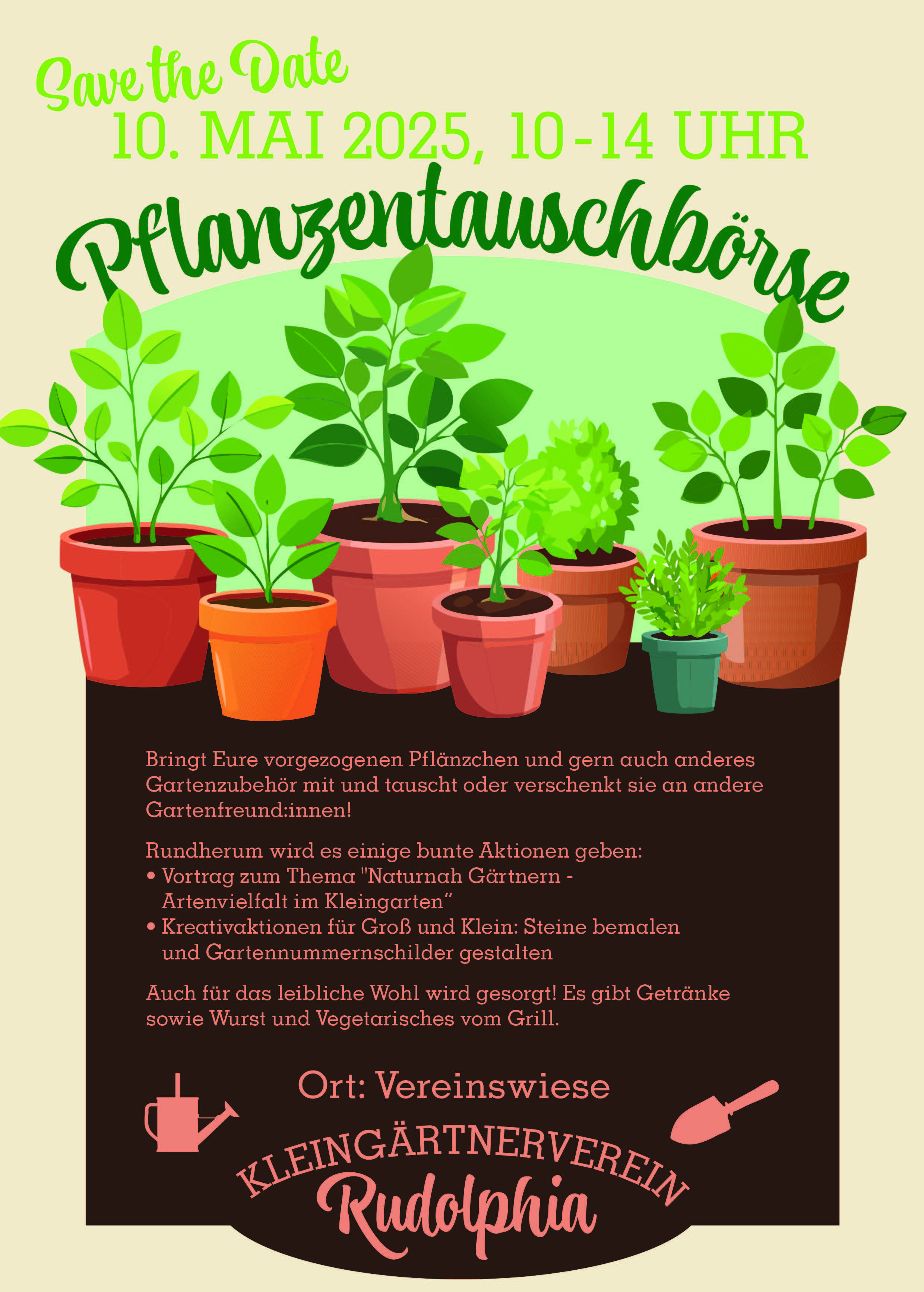 Pflanzentauschbörse im KGV Rudolphia